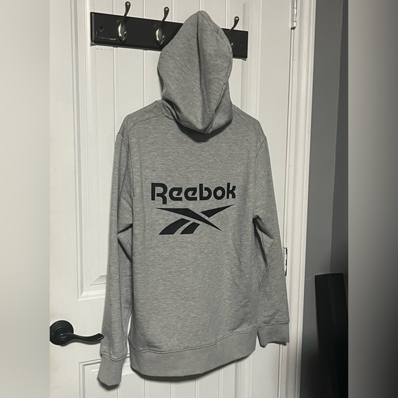 Grey Reebok hoodie size men’s medium - Picture 1 of 3